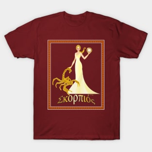 Horoscope Goddesses-Scorpio T-Shirt